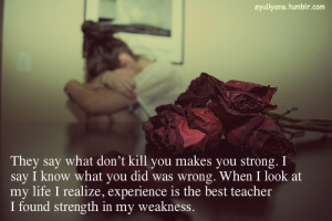 Done Crying Over You Quotes