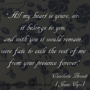 Jane Eyre Novel Quotes | Poems, Quotes and Prose: Jane Eyre Quote ...
