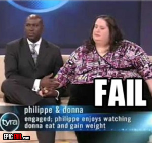 relationship fail engaged watch eat gain weight