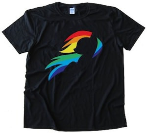 Rainbow Dash Silhouette T-Shirt