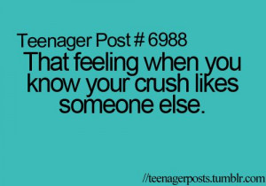 Crush Likes Someone Else, Heart Breaking, He Likes Someone Else Quotes ...