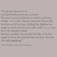 good will hunting movie a good woman quote movie quotes about love ...