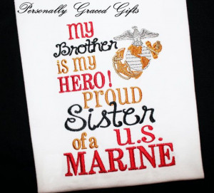 Military My Brother Daddy Mommy is My Hero Proud Sister Son Daughter ...