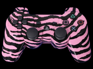 PlayStation 3 Pink Zebra Controller
