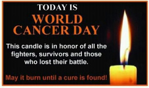 World Cancer day. Care and share.