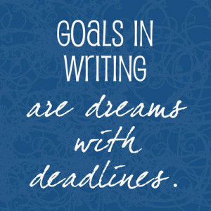 goals quote - gotta write it down!