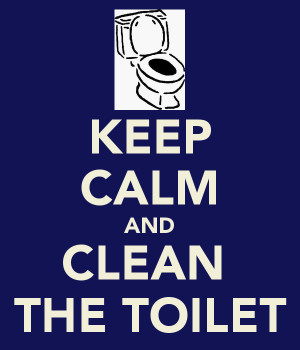 keep calm and clean