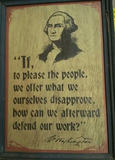 George Washington 'Freedom of Speech' Vinyl Wall Art Quote