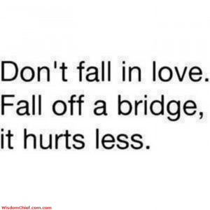 Good Advice In Love Problems Funny Cute Quote Picture