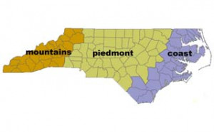 North Carolina 13 Colonies Geography