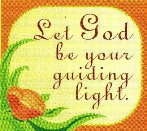 Let God be Your Guiding Light – Blessings Quote