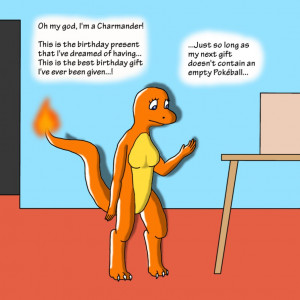 The Birthday Gift (Charmander TF TG) Part 4/4 by Ryusuta