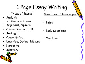 Essay-Writing Examples