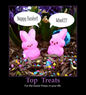 Easter treats-peeps cute-funny