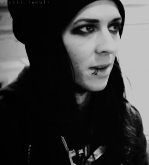 ricky olson and i play for a shitty goth band motionless in white ...