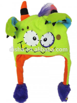 ... crazy knitted winter cartoon hat funny adult animal winter hats