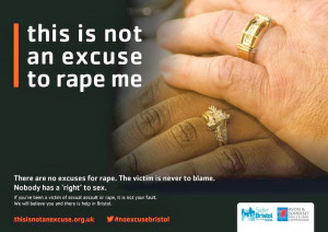 That being married to a woman is not an excuse to rape her.
