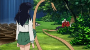 funny moment of the new Inuyasha anime episodes (this is episode 12)