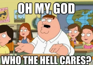 Peter Griffin of Family Guy 