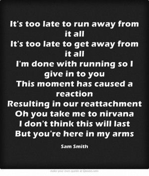 Sam Smith Lyric Quotes