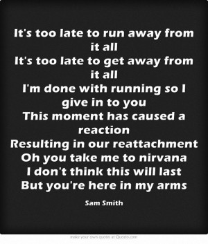 Sam Smith Lyric Quotes