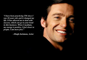 Huge jackman image and quote