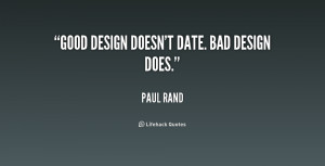 Quotes Good and Bad Design