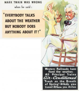 Advertising poster from the 1950s.