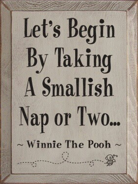 Winnie the pooh quote - vinyl I hope she sleeps better than Brynn did ...
