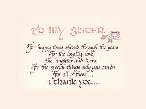 to my sister I Love My Sister Quotes And Sayings