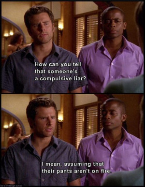 Quote from TV show Psych