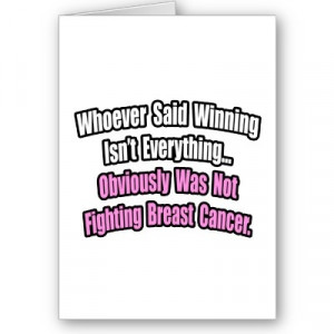 Breast Cancer Quote Greeting Card