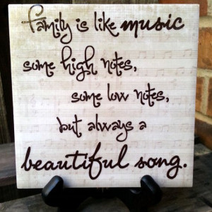Family is like Music Ceramic Tile Perfect Gift by gotdecalz, $12.95
