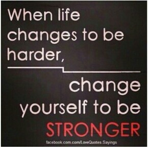 The only emotion left to be....strong