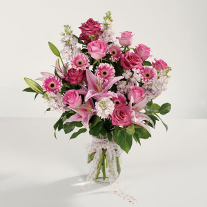 in your life. A sparkling glass vase overflowing with favorite flowers ...