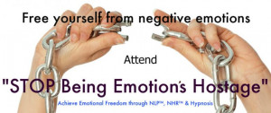 ... emotional baggage containing negative emotions such as anger, sadness