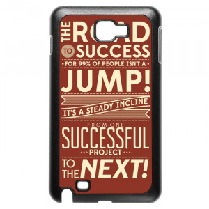 Work Success Motivational Quotes Galaxy Note Case