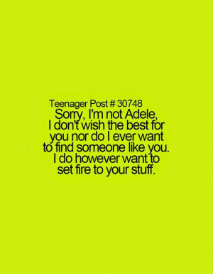 , find, for you, funny, lolsotrue, quotes, set, set fire to the rain ...