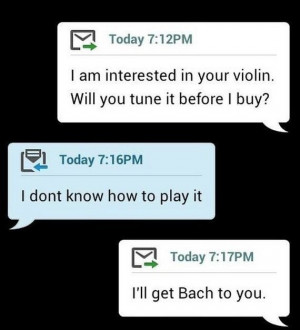 Am Interested In Your Violin... funny image