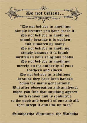 About Buddha Teachings...