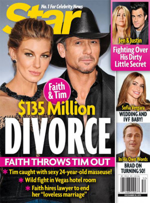Related : Celebrity Breakup , Faith Hill , Tim McGraw , Uncategorized