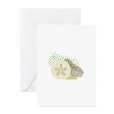 SAND DOLLAR ON OCEAN FLOOR Greeting Cards for