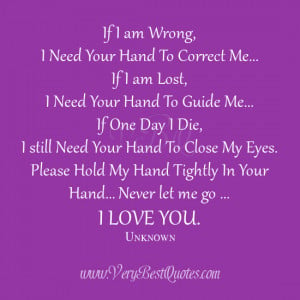 Sweet love quotes, hold my hands, cute love sayings, I love you quotes