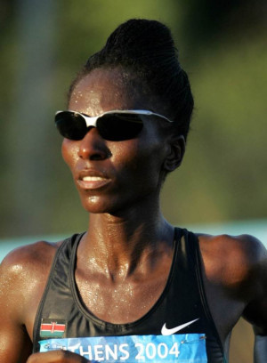 Catherine Ndereba (one of the few succesful Kikuyu runners)