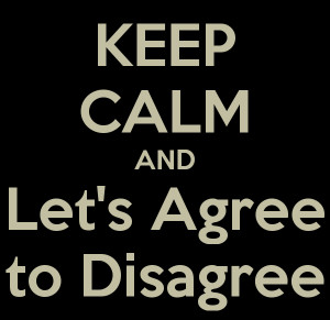 Agree To Disagree