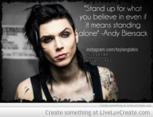 Andy Biersack Quote