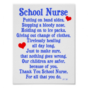 School Nurse Poster