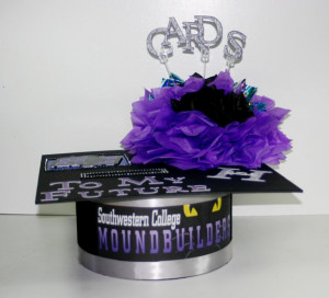 ... Decorations- Graduation Card Box- Personalized Graduation Cap