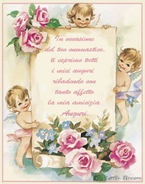 Visualizzazione Cartolina » Auguri Onomastico