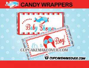 ... Airplane » Airplane Baby Shower Candy Bar Labels – INSTANT DOWNLOAD